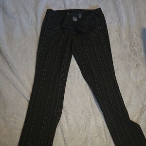 Express Black Pinstripe Pants